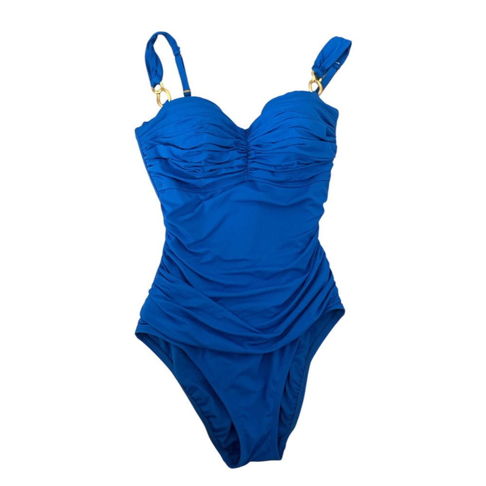 BLEU ROD BEATTIE
Life’s A Beach Shirred Bandeau One Piece - Size 6
